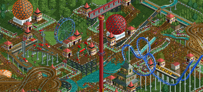 Nova versão de Rollercoaster Tycoon