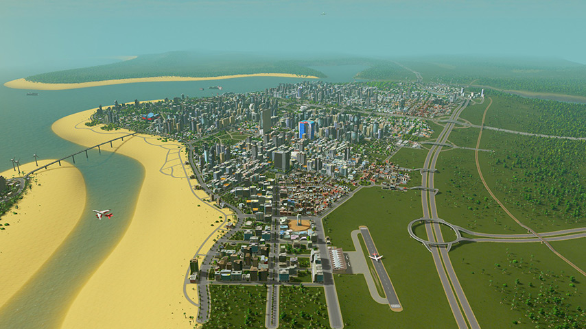 Uma das cidades que está disponível no Steam Workshop