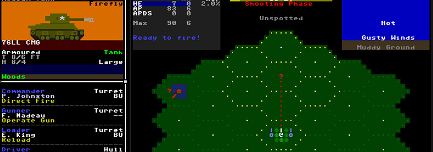 Um dos títulos que estamos jogando: Armoured Commander II