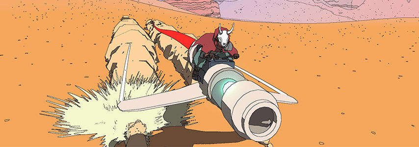 Um dos títulos que estamos jogando: Sable