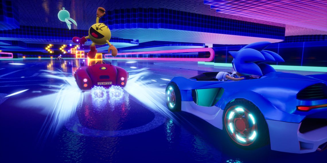 Pacote PAC-MAN está disponível em “Sonic Racing: Crossworlds”