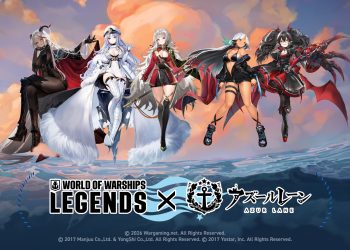 Atualização de “World of Warships: Legends” traz crossover com “Azur Lane”