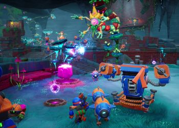 Híbrido de RTS e ação “Chip ‘n Clawz vs. The Brainioids” ganha DLC “Going Underground”