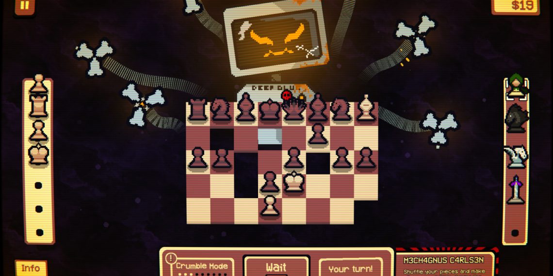 “Gambonanza” é um caótico jogo de xadrez com elementos roguelite