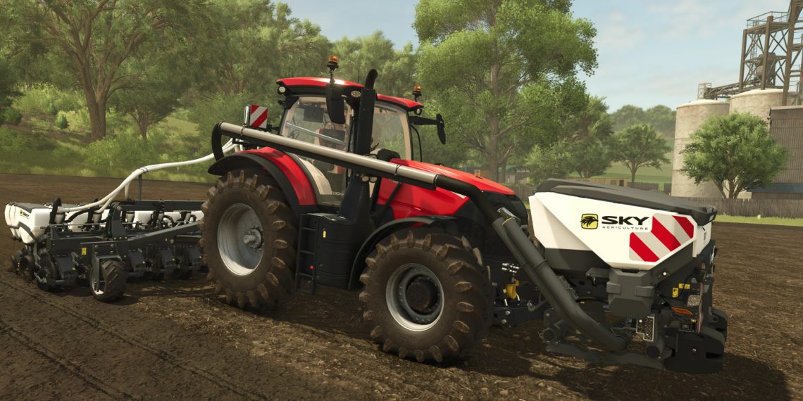 Pacote de veículos Sky é lançado para “Farming Simulator 25”