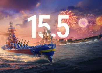 Versão 15.5 de “World of Warships” traz novo porto, adesivos e melhorias visuais